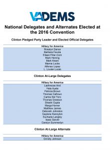 Microsoft Word - National Delegate and Alternates Elected at Con